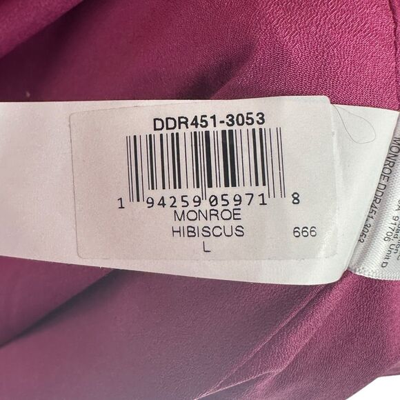 Dress the Population Monroe Hibiscus Side Slit Gown Dress Size Large Prom Formal - Picture 7 of 13